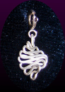 Wire Spiral Nail Charm