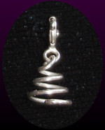 Wire Coil Nail Charm
